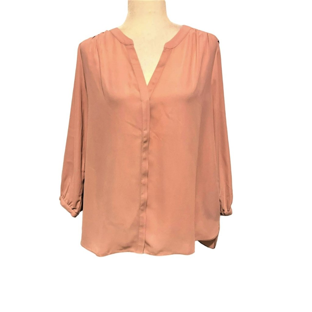 Nydj Pintucked Blouse New With Tickets Size Large